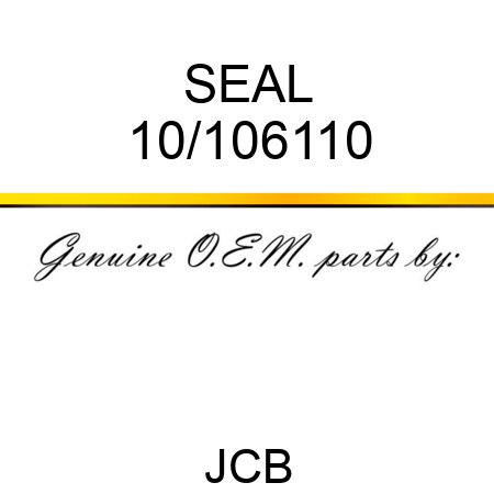 SEAL 10/106110