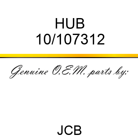 HUB 10/107312