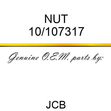 NUT 10/107317