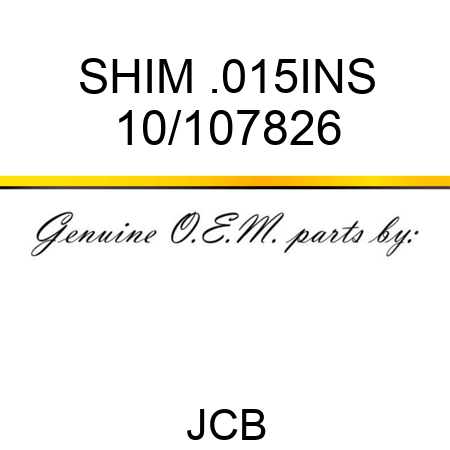SHIM .015INS 10/107826