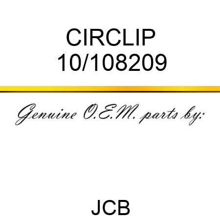 CIRCLIP 10/108209
