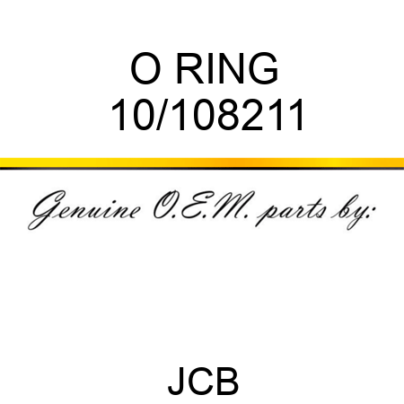 O RING 10/108211