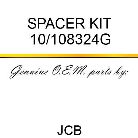 SPACER KIT 10/108324G