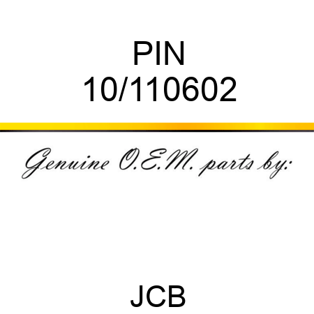 PIN 10/110602