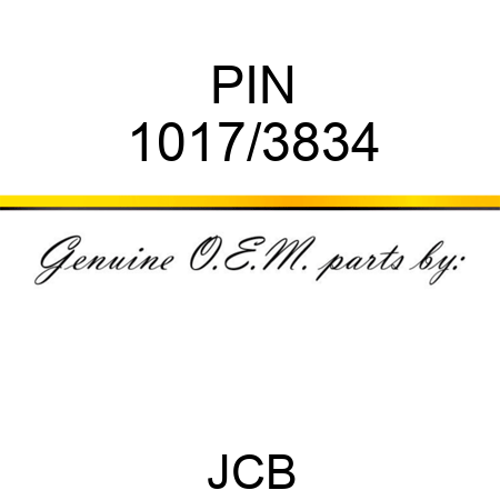 PIN 1017/3834
