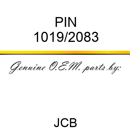 PIN 1019/2083