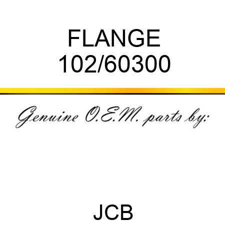 FLANGE 102/60300