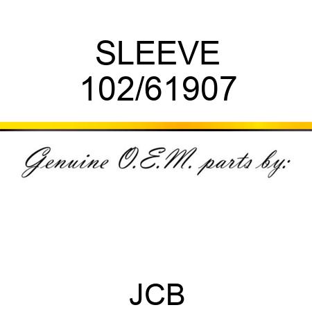SLEEVE 102/61907
