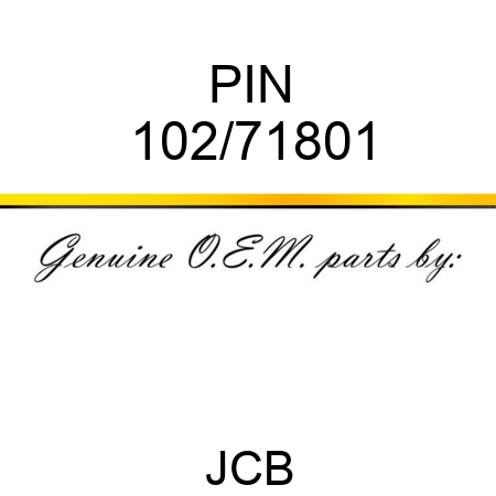 PIN 102/71801