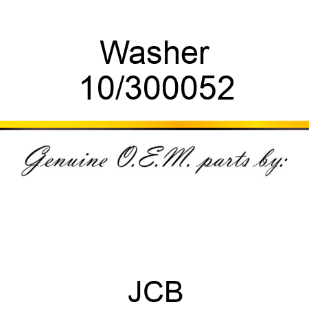 Washer 10/300052
