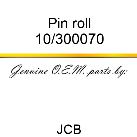Pin roll 10/300070