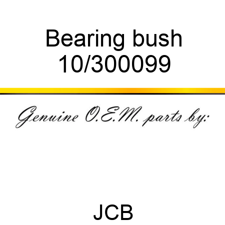 Bearing bush 10/300099