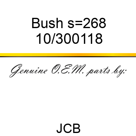Bush s=26,8 10/300118