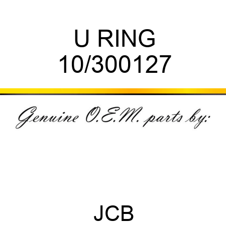 U RING 10/300127