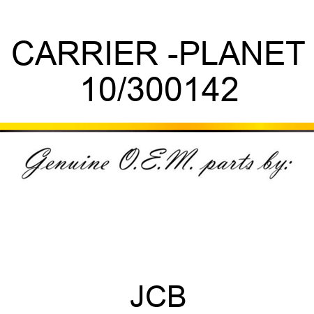 CARRIER -PLANET 10/300142