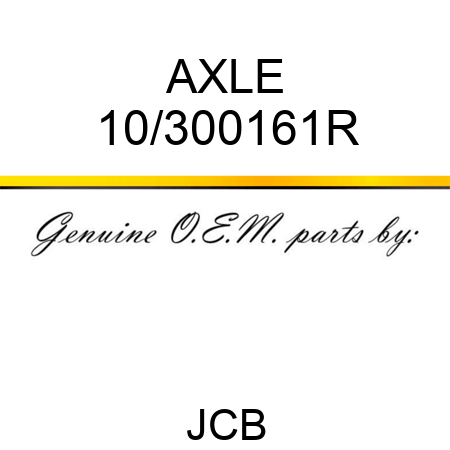 AXLE 10/300161R