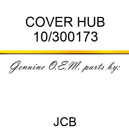 COVER, HUB 10/300173