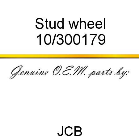 Stud, wheel 10/300179