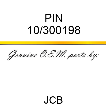 PIN 10/300198
