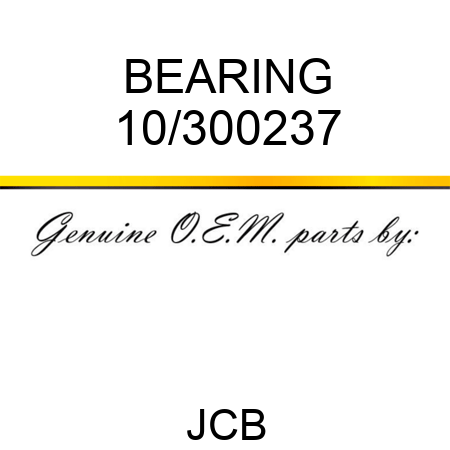 BEARING 10/300237