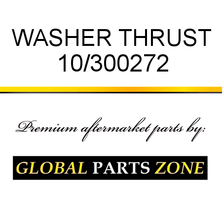 WASHER THRUST 10/300272
