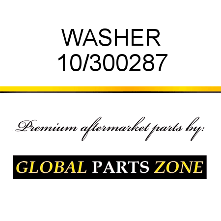 WASHER 10/300287