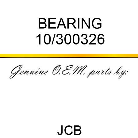 BEARING 10/300326