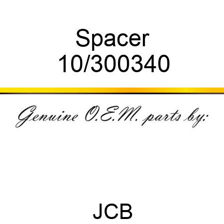 Spacer 10/300340