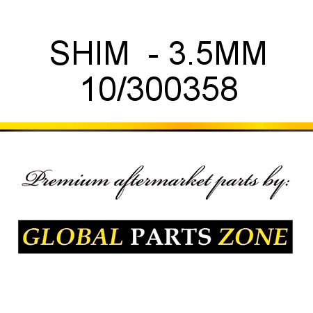 SHIM  - 3.5MM 10/300358