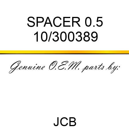 SPACER 0.5 10/300389
