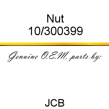 Nut 10/300399