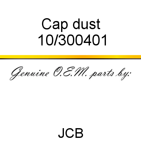 Cap, dust 10/300401