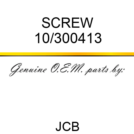 SCREW 10/300413