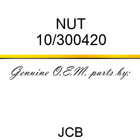 NUT 10/300420