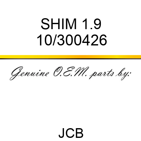 SHIM 1.9 10/300426