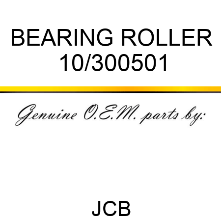 BEARING, ROLLER 10/300501