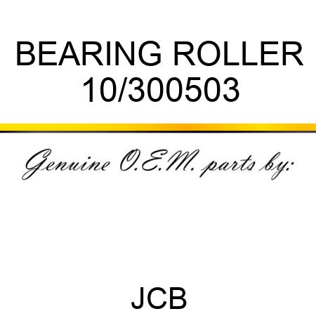 BEARING, ROLLER 10/300503