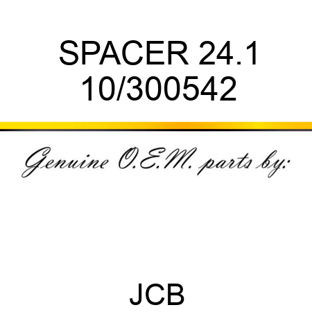 SPACER, 24.1 10/300542