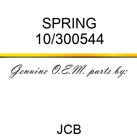 SPRING 10/300544