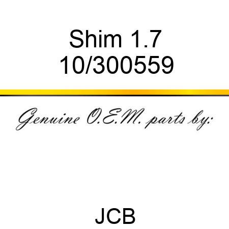 Shim 1.7 10/300559