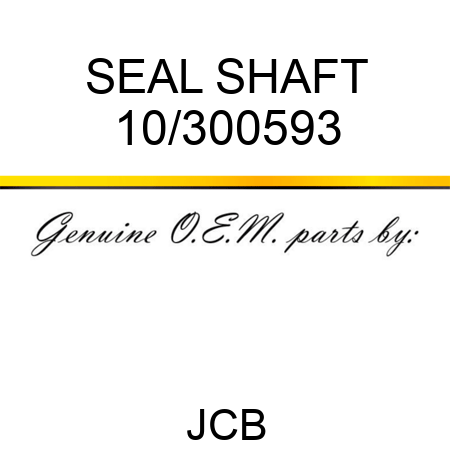 SEAL, SHAFT 10/300593