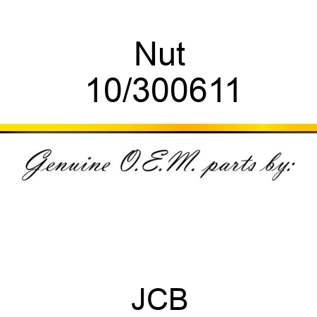 Nut 10/300611