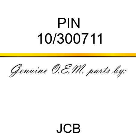 PIN 10/300711