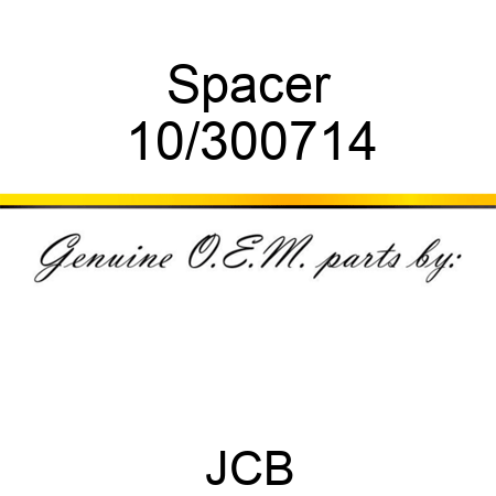 Spacer 10/300714