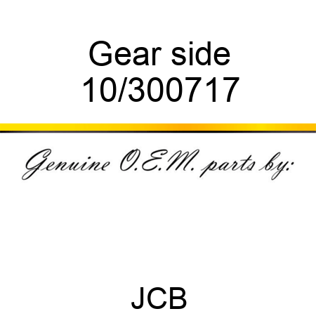 Gear side 10/300717