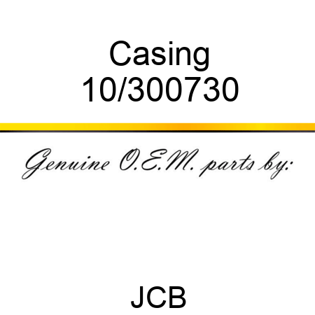 Casing 10/300730