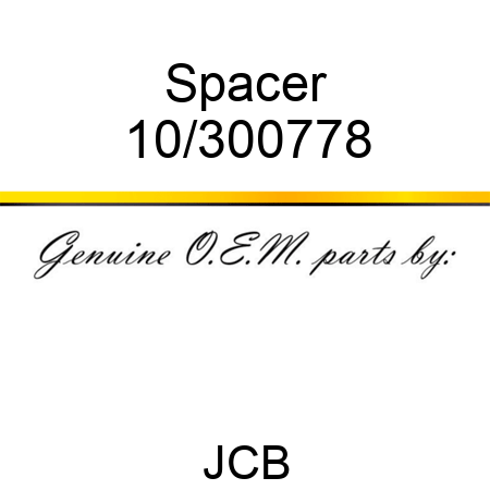 Spacer 10/300778