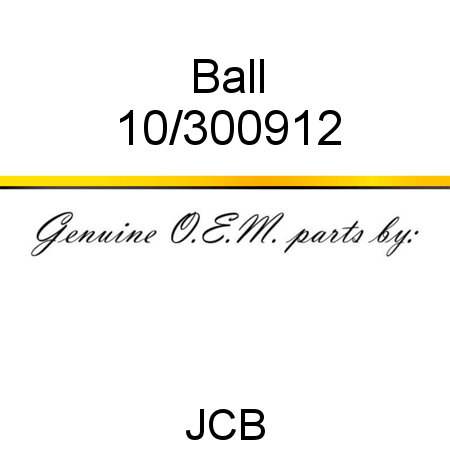 Ball 10/300912