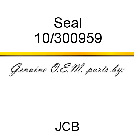 Seal 10/300959