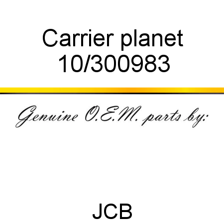 Carrier, planet 10/300983
